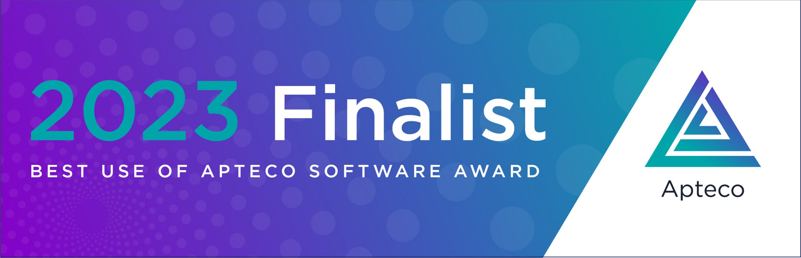 2023 Finalist - Best Use of Apteco Software Award